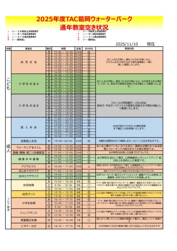 thumbnail of R7年度空き状況11.10