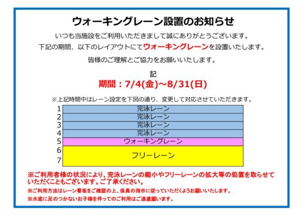 thumbnail of ウォーキングレーンレイアウト